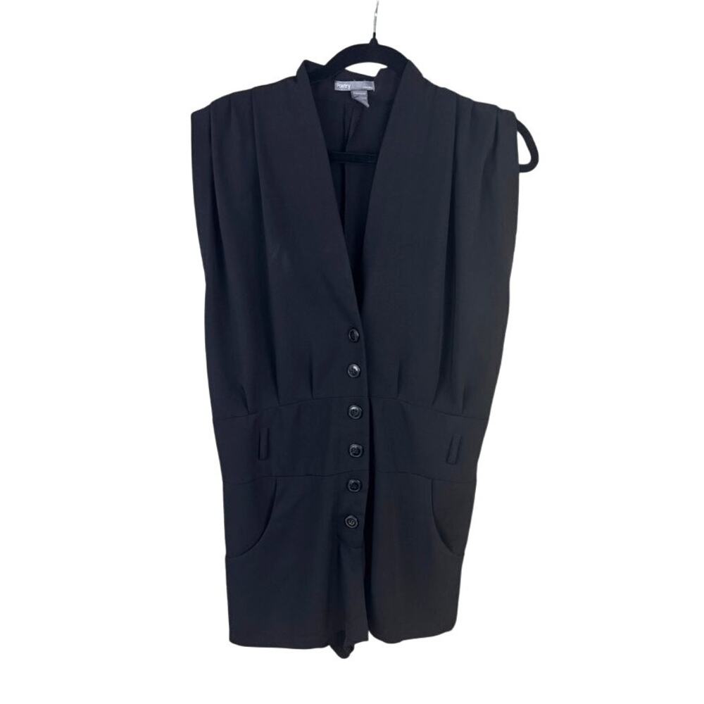 Poetry Men's Inspired Romper Black - Quiet Luxury Chic - M